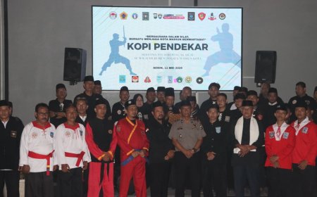 Polres Madiun Kota Perkuat Komitmen Jogo Jatim Lewat Kopi Pendekar