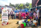Dalam Rangka Hari Bhayangkara ke-80, Satlantas Polres Madiun Salurkan Bantuan Air Bersih di Desa Batok