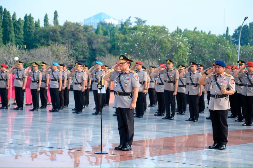 Polri Gelar Ziarah dan Tabur Bunga Jelang Hari Bhayangkara ke-80