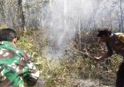 Respon Cepat Call Center 110 Polres Ngawi, Kebakaran Lahan di Bukit Gogor Sine Berhasil Dipadamkan