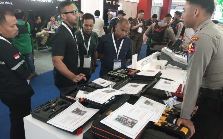 Korsabhara Baharkam Polri Pukau Pengunjung Indo Security 2026 Expo, Tampilkan Alsus Modern dan Layanan Humanis