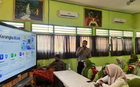 Polres Madiun Edukasi Pelajar Bijak dan Bertanggung Jawab dalam Memanfaatkan AI