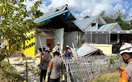 Brimob dan Pertamina Bersinergi Hadirkan Sumber Air Bersih bagi Warga Terdampak Gempa