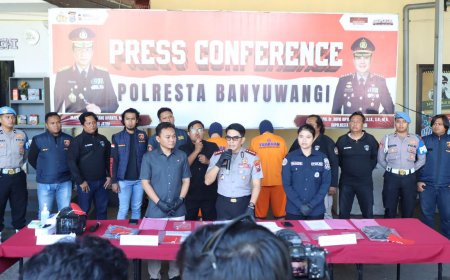 Polresta Banyuwangi Ungkap Pencurian Pecah Kaca Mobil, Dua Tersangka Pernah Beraksi di Malaysia