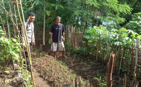 Ketahanan Pangan Menguat, Polres Madiun Dorong Masyarakat Optimalkan Lahan