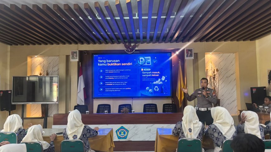Polres Madiun Edukasi Pelajar tentang Pemanfaatan Artificial Intelligence