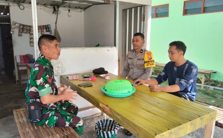 Ketahanan Pangan Dimulai dari Rumah, Bhabinkamtibmas Simo Ajak Warga Manfaatkan Pekarangan