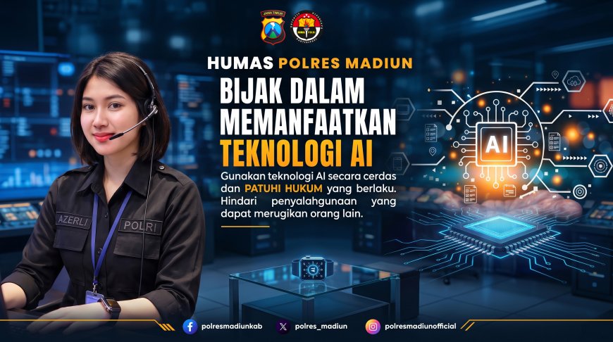 Hadapi Era Kecerdasan Buatan, Polres Madiun Bekali Remaja Cara Bijak Manfaatkan AI