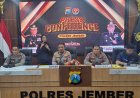 Polres Jember Tuntaskan 60 Perkara dalam 2 Bulan, Amankan Sejumlah Tersangka