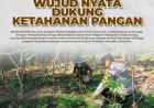 Wujud Nyata Dukung Ketahanan Pangan, Bhabinkamtibmas Polsek Mejayan Sambangi Warga Tanam Singkong di Pekarangan