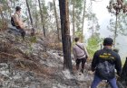 Tembus Ketinggian 1.800 MDPL, Tim Gabungan Polres Blitar Jinakkan Api di Gunung Buthak