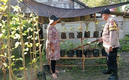 Wujudkan Desa Produktif, Bhabinkamtibmas Konsisten Dukung Ketahanan Pangan