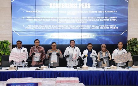 Bareskrim Polri Ungkap Tiga Kasus Judi Online, Sita dan Bekukan Dana Puluhan Miliar