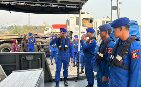 Hari Ketiga, KP Sanjaya-7017 Polri dan KN SAR Tetuka Terus Sisir Perairan Selat Sunda