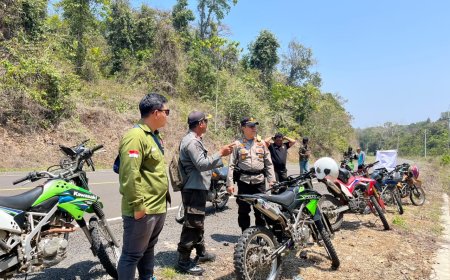 Polres Malang Gencarkan Deteksi Dini Karhutla, Sisir Area BKPH Sengguruh di Bantur