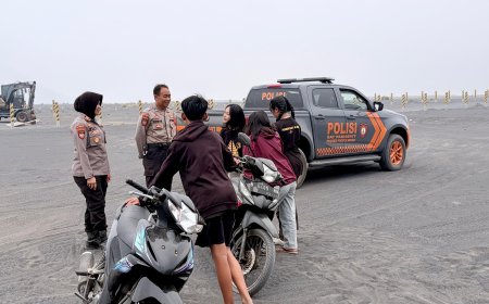 Polres Probolinggo Imbau Wisatawan Patuhi Penutupan Kawasan TNBTS Akibat Karhutla di Bromo