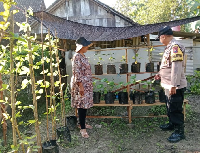 Wujudkan Desa Produktif, Bhabinkamtibmas Konsisten Dukung Ketahanan Pangan