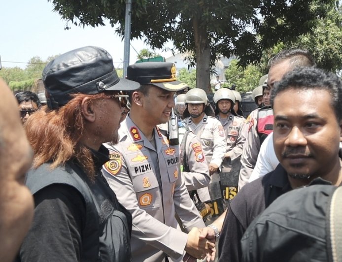 Kapolres Madiun Kota Apresiasi Massa PSHT dalam Menyampaikan Aspirasi, Aksi Damai Berakhir Kondusif