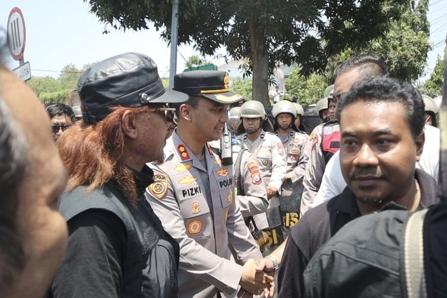 Kapolres Madiun Kota Apresiasi Massa PSHT dalam Menyampaikan Aspirasi, Aksi Damai Berakhir Kondusif