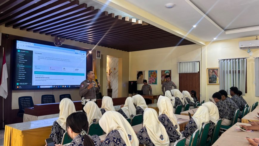 Polres Madiun Edukasi Pelajar, Dorong Generasi Muda Bijak Manfaatkan Teknologi AI