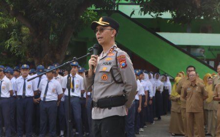 Cegah Kenakalan Remaja dan Bullying, Polres Madiun Resmi Luncurkan Program "Polisi Jogo Sekolah"