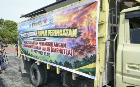 Karhutla Mereda, Polda Riau Siapkan 260 Plang Cegah Kebakaran Berulang