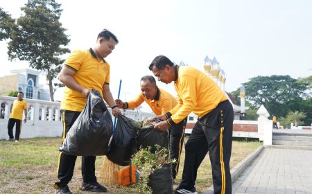 Polres Kediri Konsisten Jaga Kelestarian Lingkungan Melalui Program Green Policing