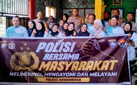 Polres Bondowoso Perkuat Misi Program POLIRAN, 30 Tenaga Kerja Terserap di Mona Bordir