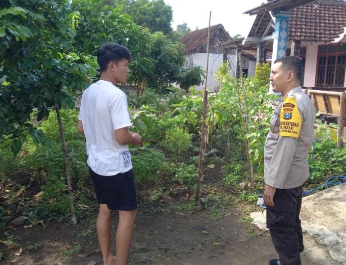 Polres Madiun Dukung Ketahanan Pangan melalui Pemanfaatan Lahan Pekarangan Desa